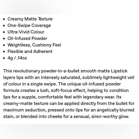 Pat McGrath “Flesh 5” MatteTrance Lipstick - Picture 6 of 7